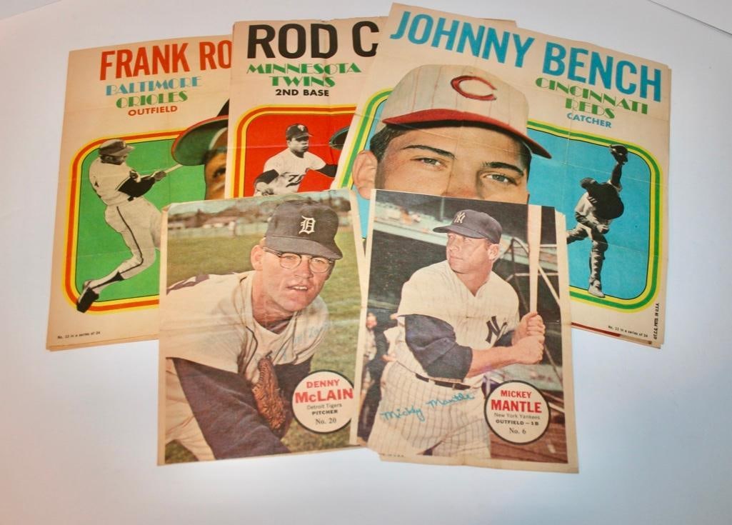 1967 And 1970 Topps Baseball Posters (14) (1 of 6)