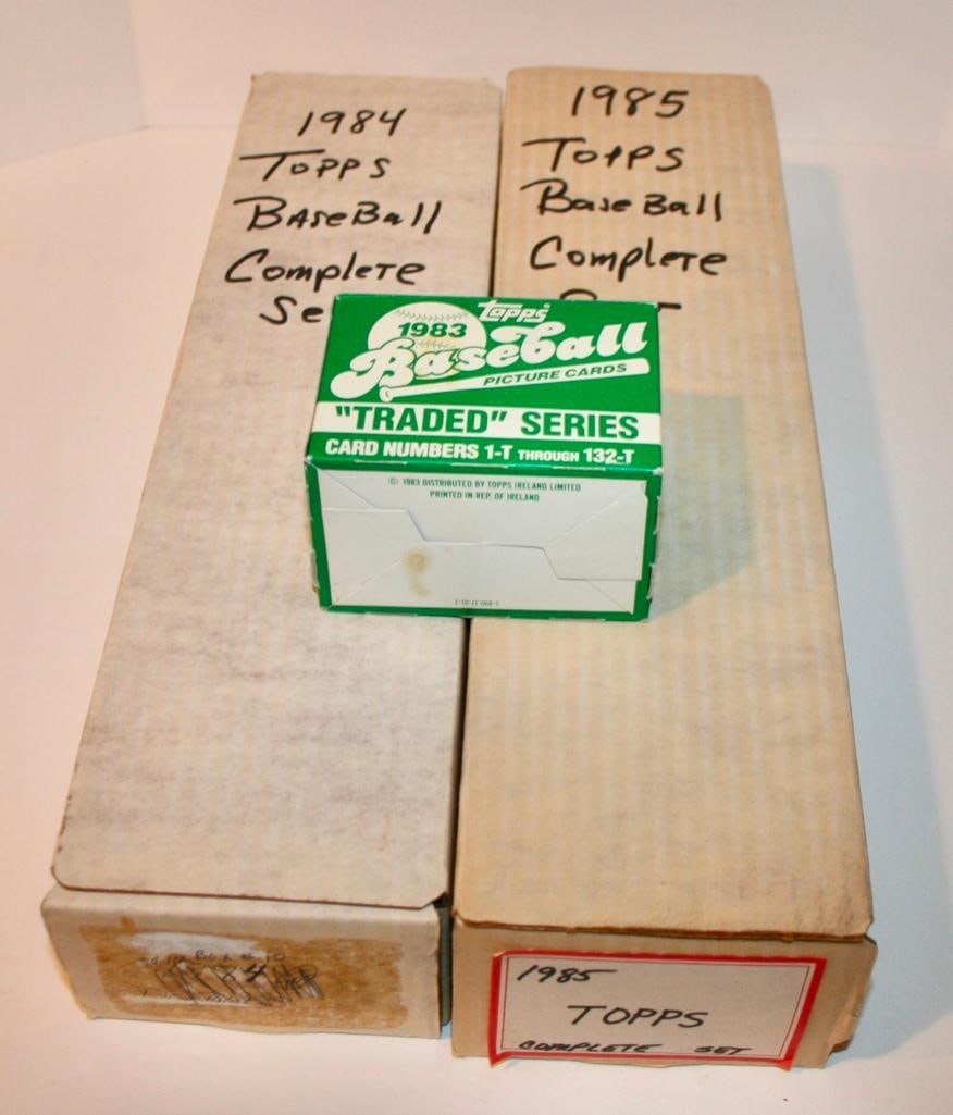 1983, 1984, And 1985 Topps Baseball Sets (1 of 8)