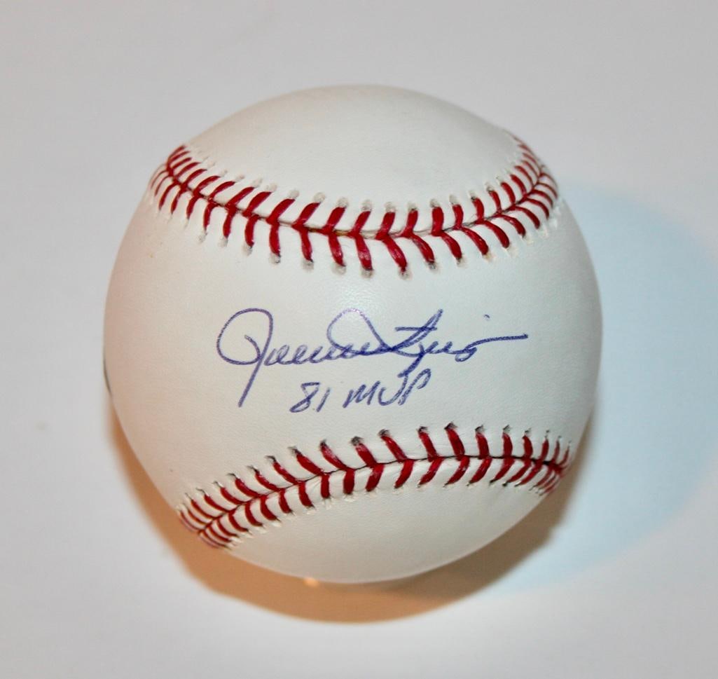 Rollie Fingers "81 MVP" Signed Baseball With TriStar & MLB Holograms (1 of 2)