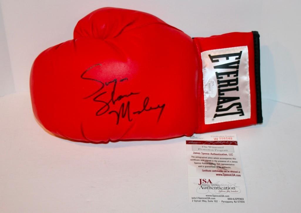 Sugar Shane Mosley Signed Boxing Glove With JSA COA: Sugar Shane Mosley Signed Boxing Glove With JSA COA