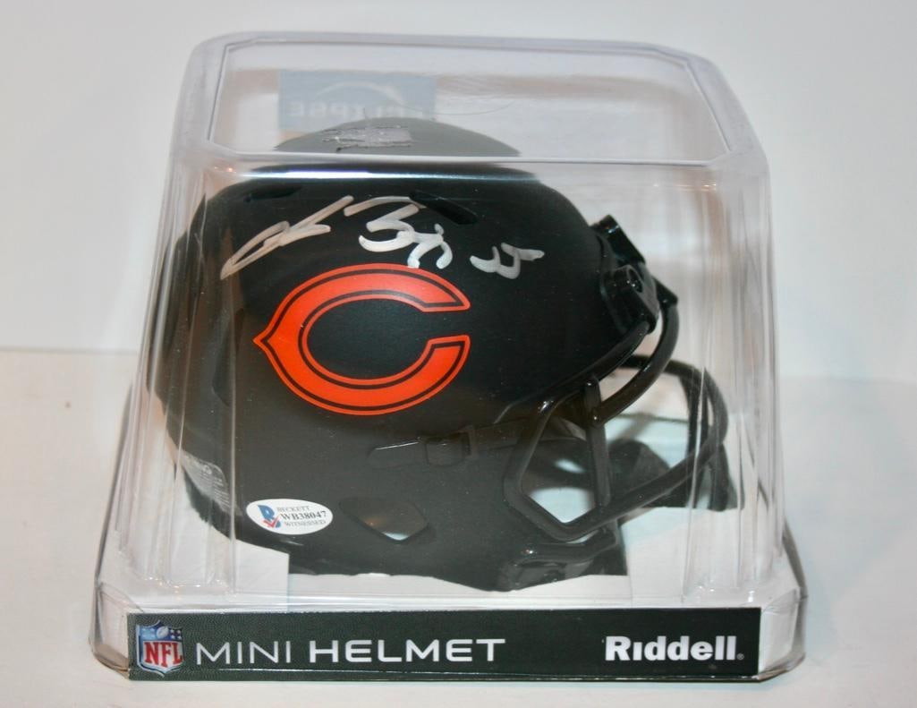 Bears Lance Briggs Signed Mini Helmet With Beckett COA (1 of 4)