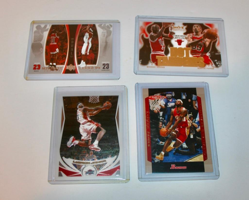 Lot of Michael Jordan and Lebron James Cards (4) (1 of 10)