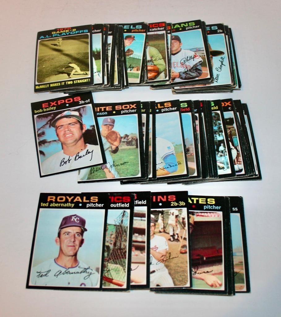 75+ 1971 Topps Baseball Cards (1 of 4)