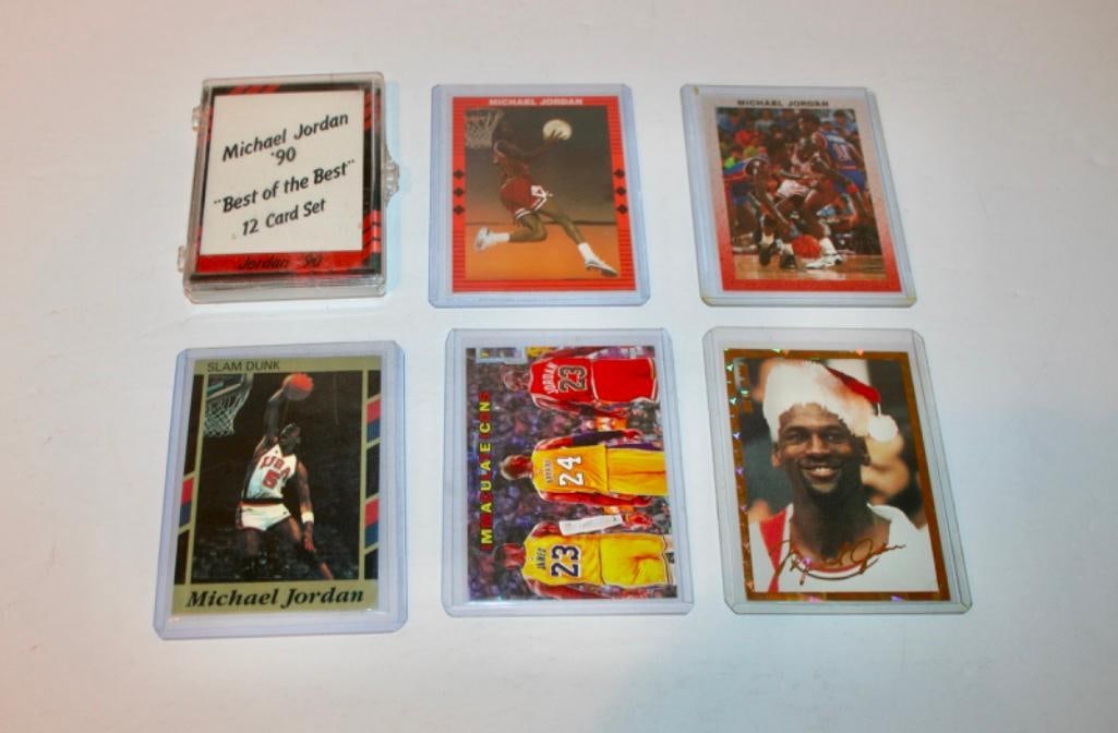 17 Michael Jordan Oddball And Promo Cards: 17 Michael Jordan Oddball And Promo Cards 12 of the 17 cards are from the Michael Jordan '90 Best Of The Best issue.