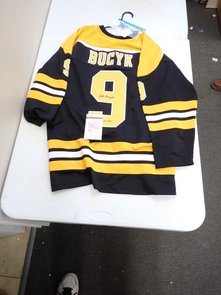 John Bucyk Signed Jersey JSA COA Size XL (1 of 6)