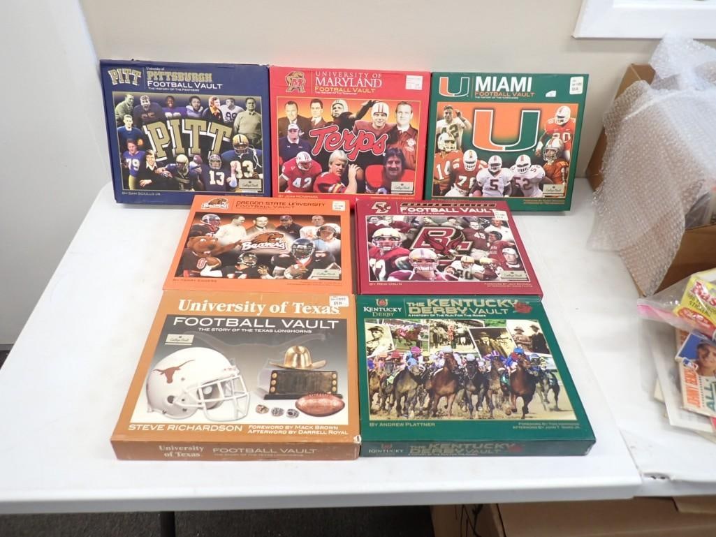 Lot of Kentucky Derby and College Sports Books 7 Total: Lot of Kentucky Derby and College Sports Books 7 Total