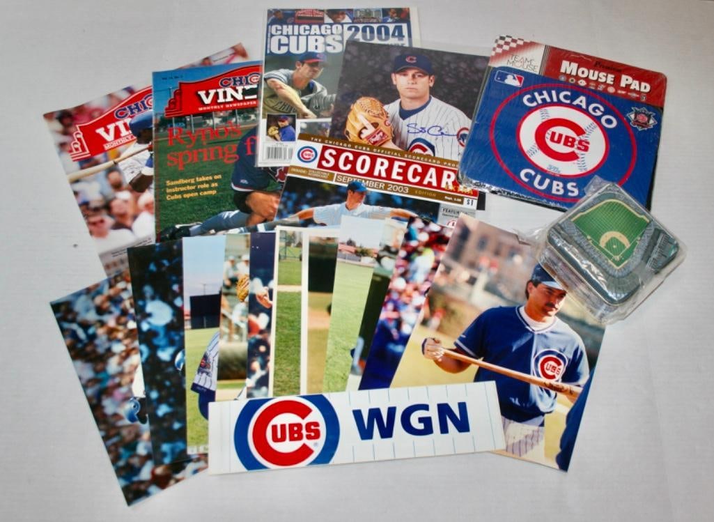 Cubs Memorabilia Lot (1 of 20)