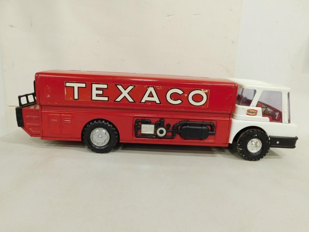 Vintage Texaco Jet Fuel Toy Truck Pressed Steel: Vintage Texaco Jet Fuel Toy Truck Pressed Steel