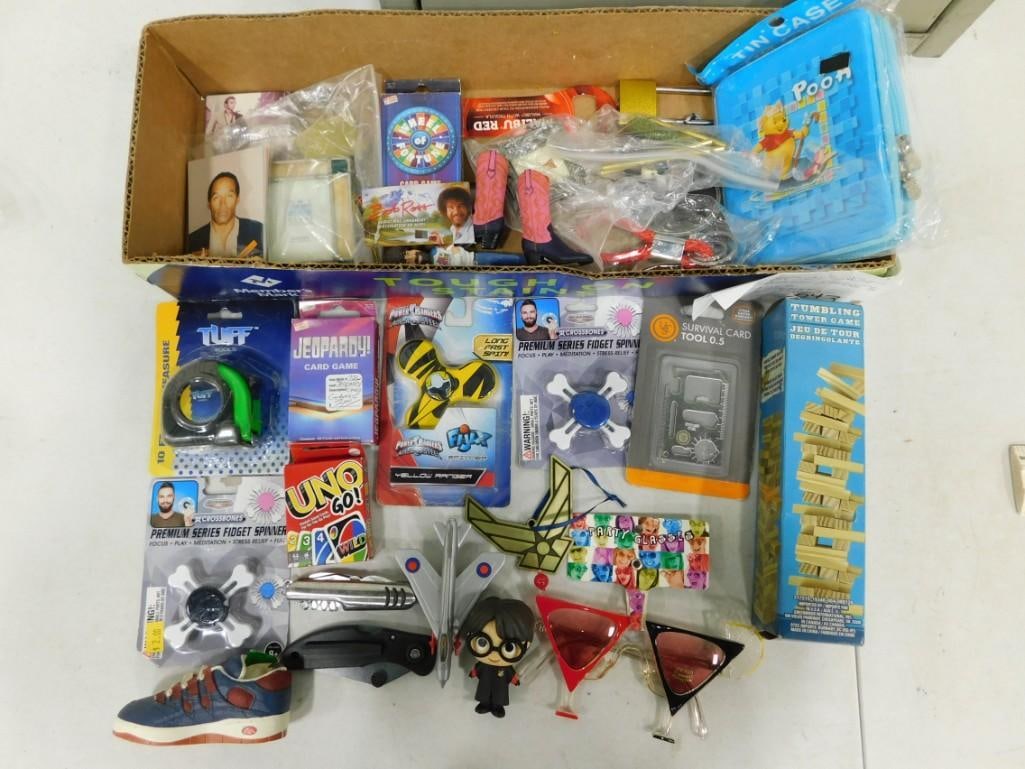 Lot of Smalls 20+ Items incl Card Games, Small Trinkets, Bob Ross Figure, Small Toys: Lot of Smalls 20+ Items incl Card Games, Small Trinkets, Bob Ross Figure, Small Toys