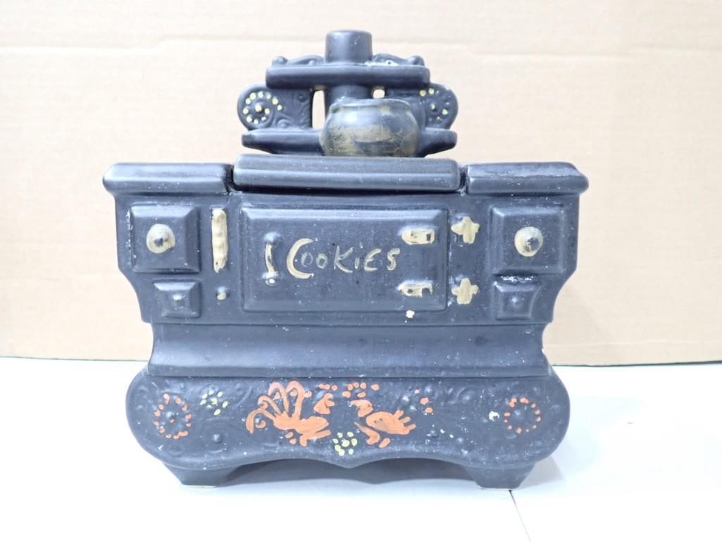 McCoy Pottery Stove Cookie Jar Vintage (1 of 9)