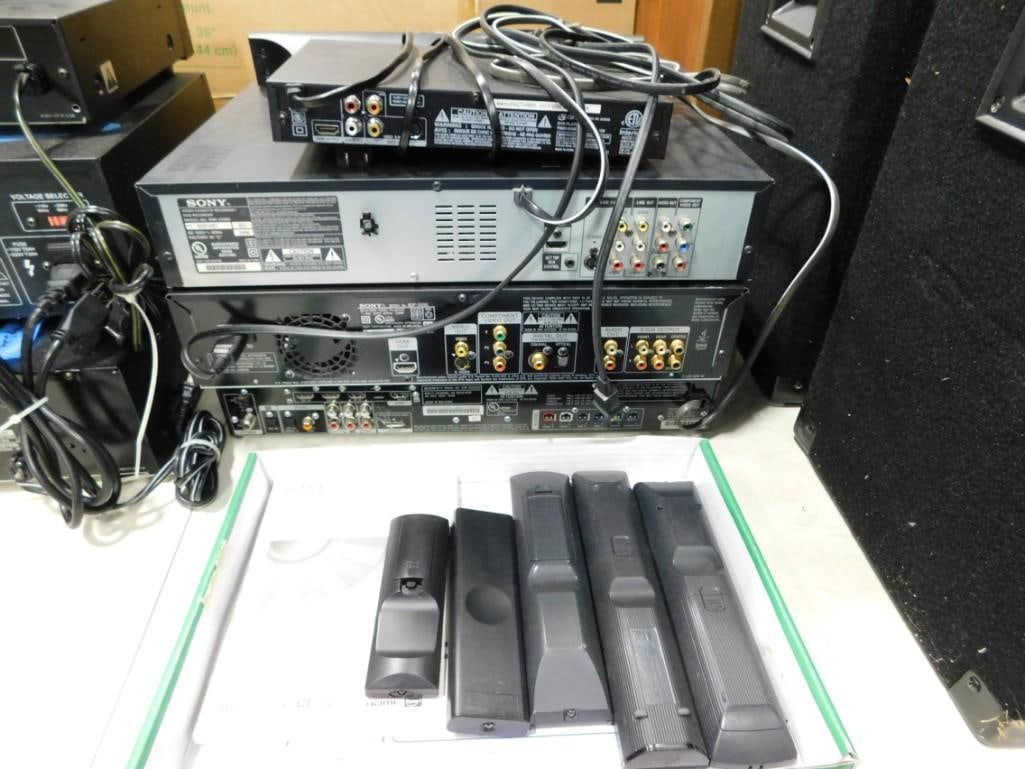 Lot of assorted Electronics - remote controls, DVD Players, Blue-Ray, VHS, etc. (1 of 6)