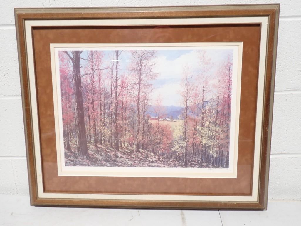 W Harold Hancock Pencil Signed Numbered Print 49/900 Framed 30"x24.5" (1 of 7)