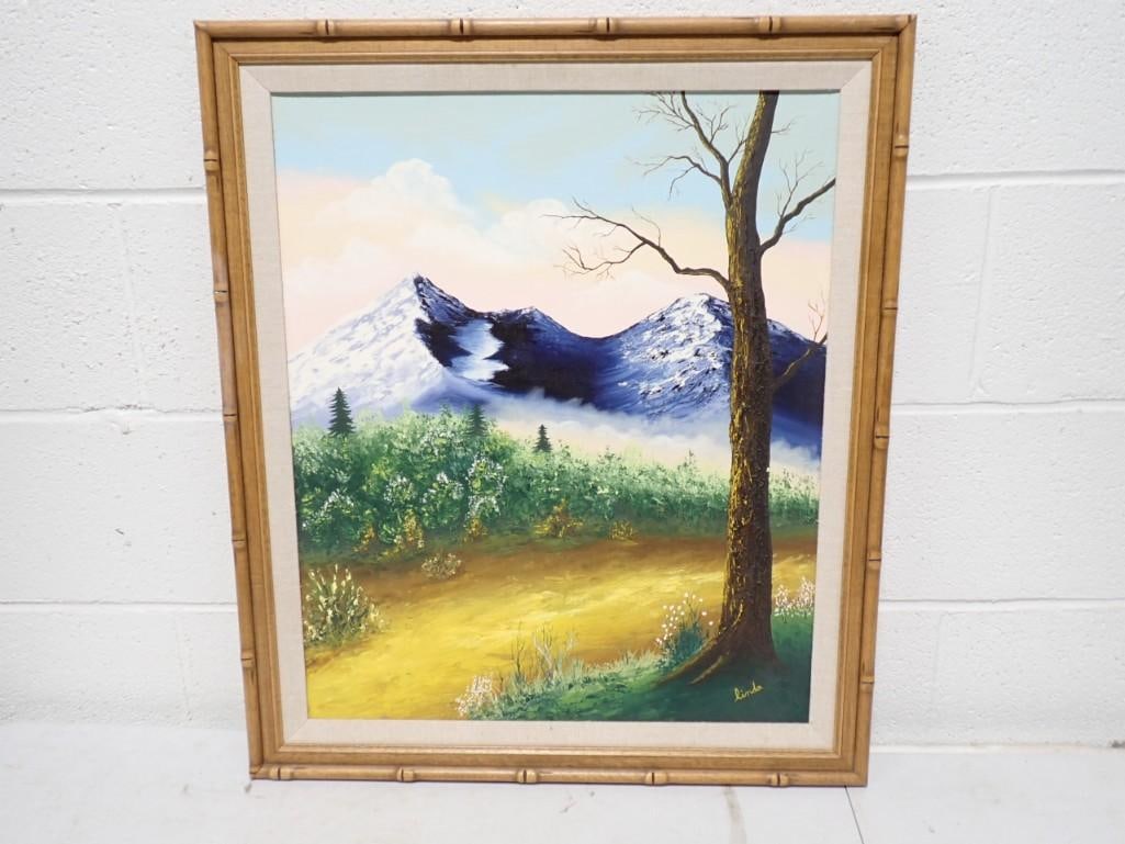 Original Painting Signed Linda 24" x 28": Original Painting Signed Linda 24" x 28"