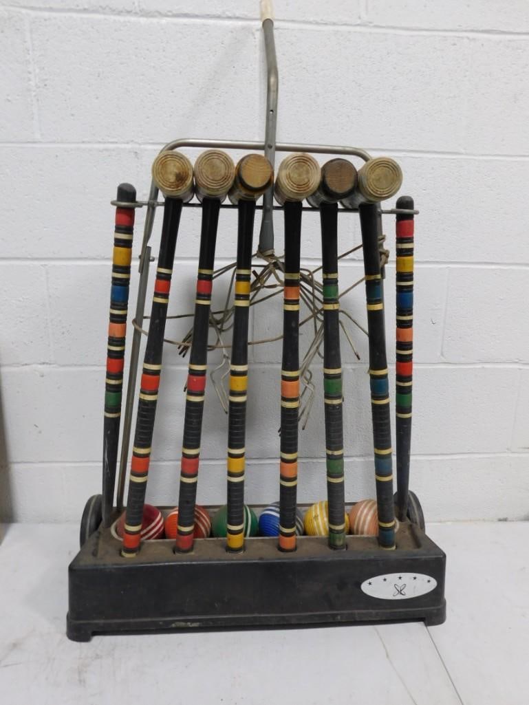 vintage Croquet set: vintage Croquet set