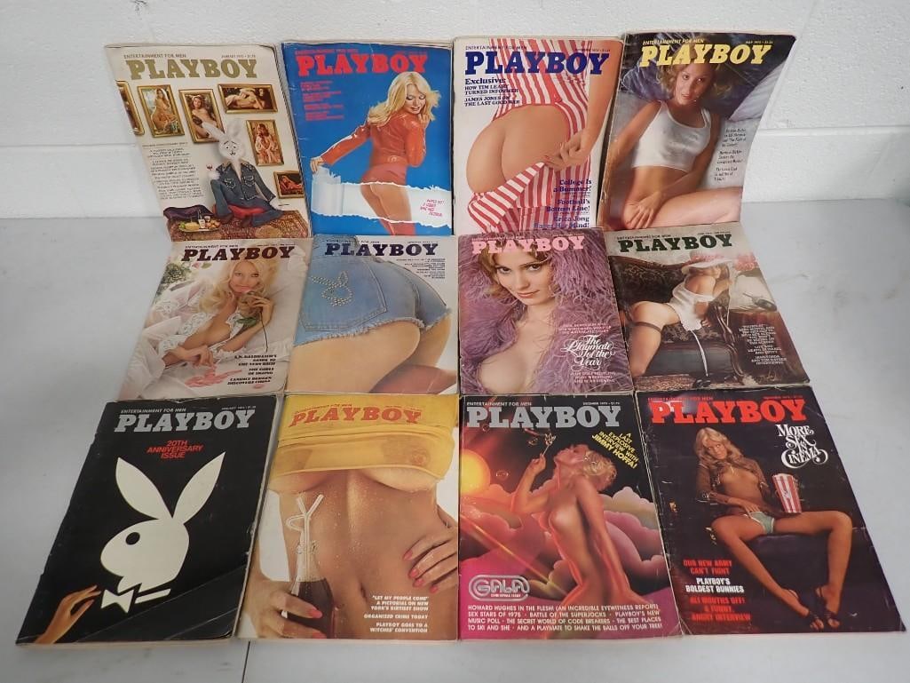 Lot of Playboy Magazines - 1974 and 1975 issues (1 of 8)