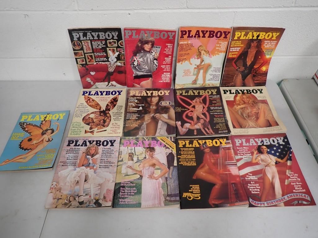 Lot of 1970's Playboy Magazines (1 of 8)