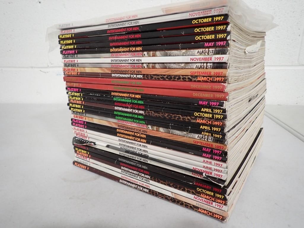 Lot of Playboy magazines from 1997 (1 of 11)