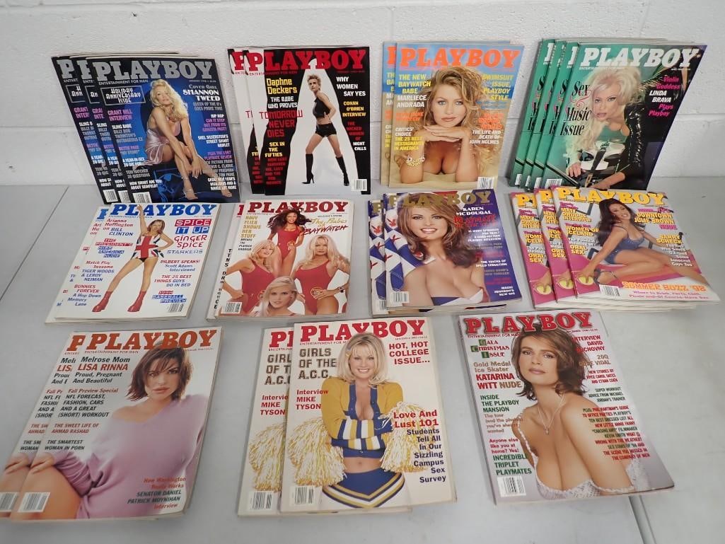 Lot of Playboy magazines from 1998 (1 of 8)