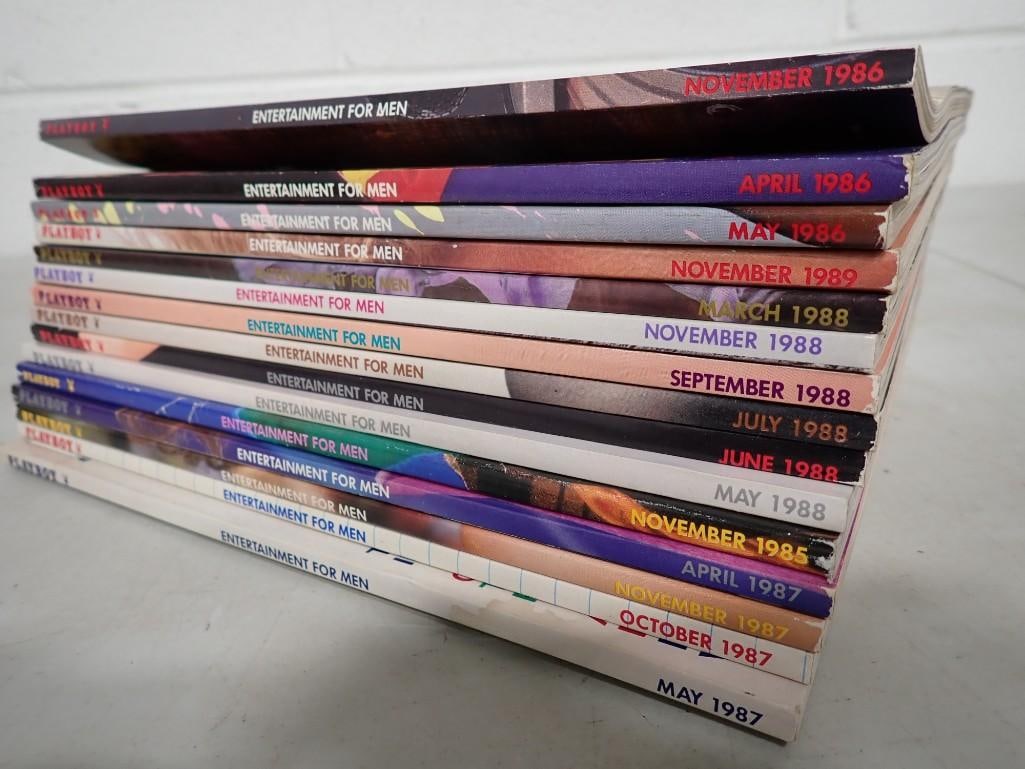 Lot of Playboy Magazines from the 1980's (1 of 8)