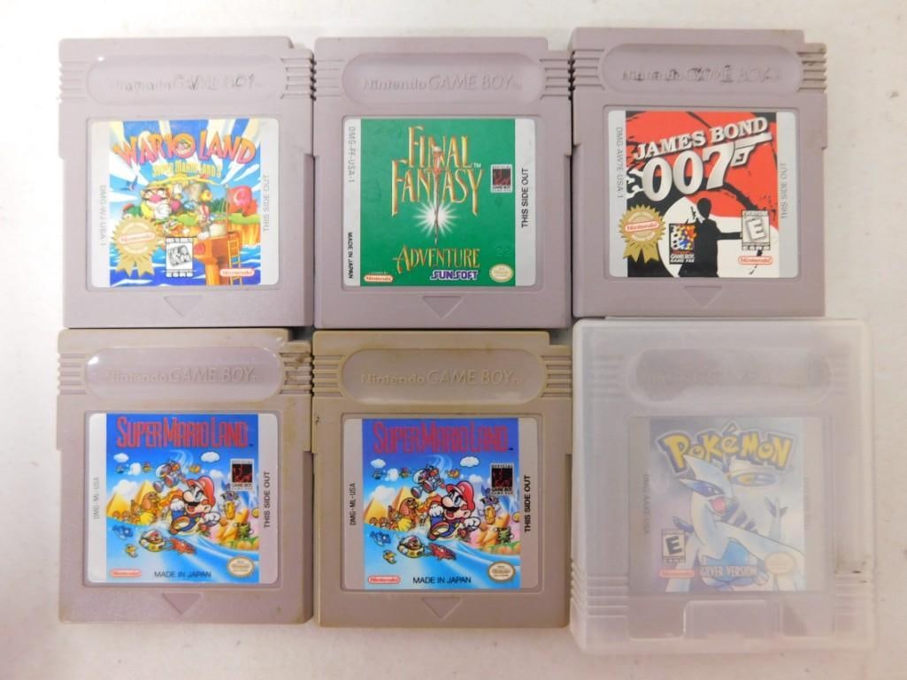 6 Nintendo Game Boy incl Pokemon, Super Mario, etc Game Cartridges Lot (1 of 2)