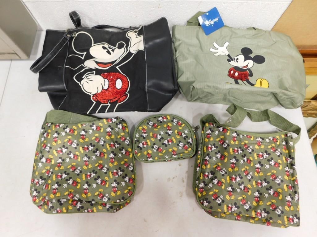 Lot of Disney Mickey Mouse Bags, Purses, etc (1 of 5)