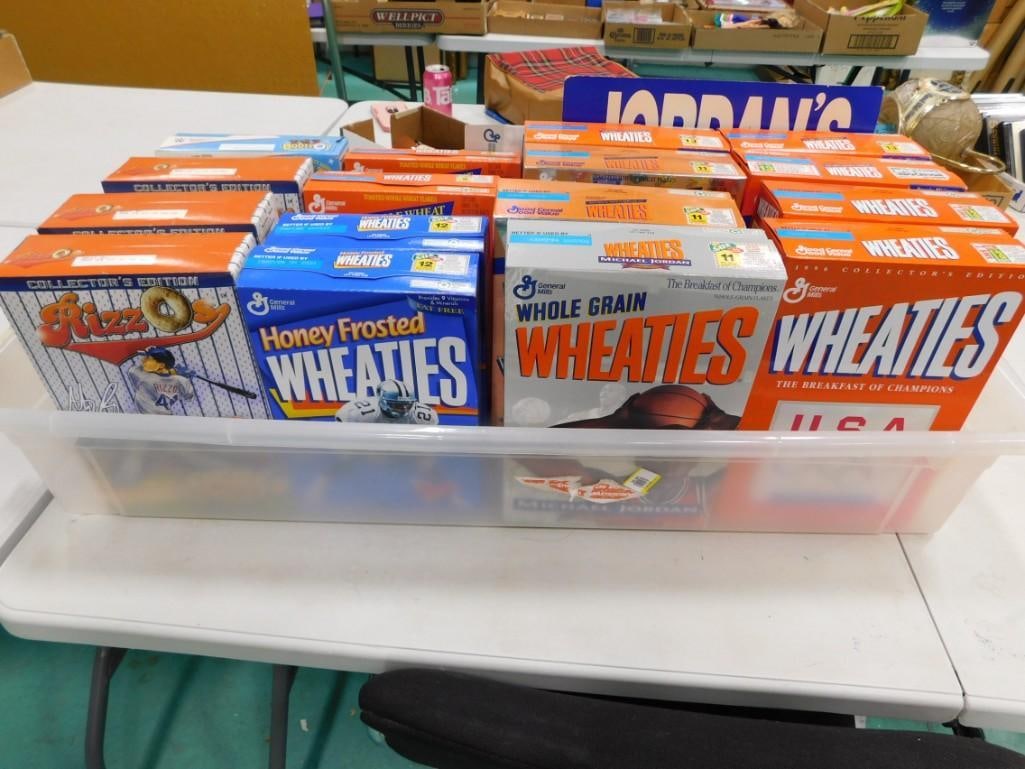 Lot of Sports Cereal Boxes incl Michael Jordan Wheaties Box (1 of 5)