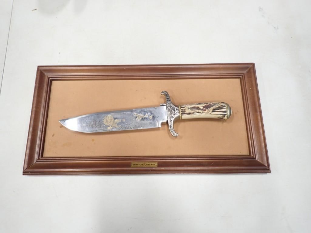 ROnald Van Ruyckevelt American Eagle Bowie Knife - Mounted (1 of 7)