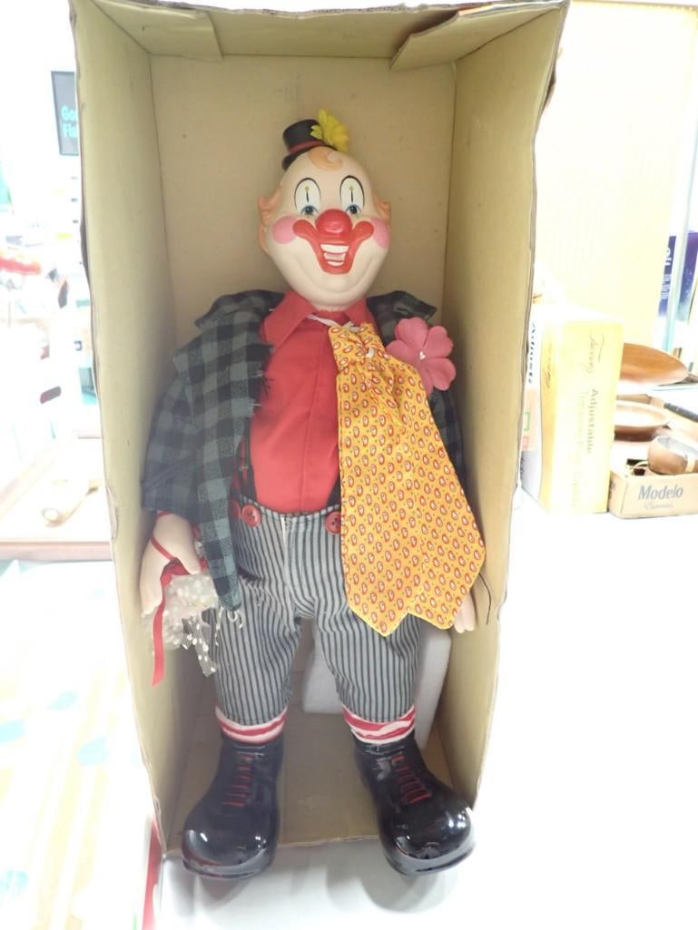 Vintage 1982 Enesco Porcelain Jacques Clown with original box: Vintage 1982 Enesco Porcelain Jacques Clown with original box