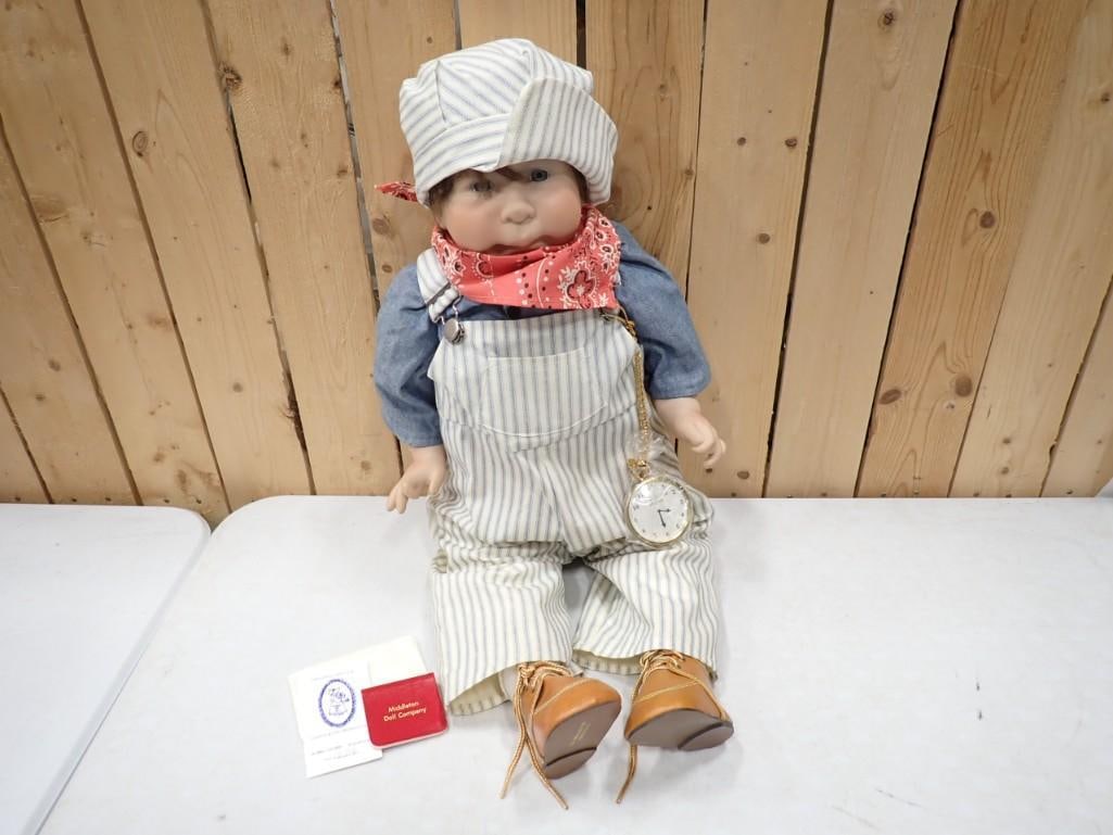 Lee Middleton Bubba Chubbs Railroad Doll Limited Edition: Lee Middleton Bubba Chubbs Railroad Doll Limited Edition