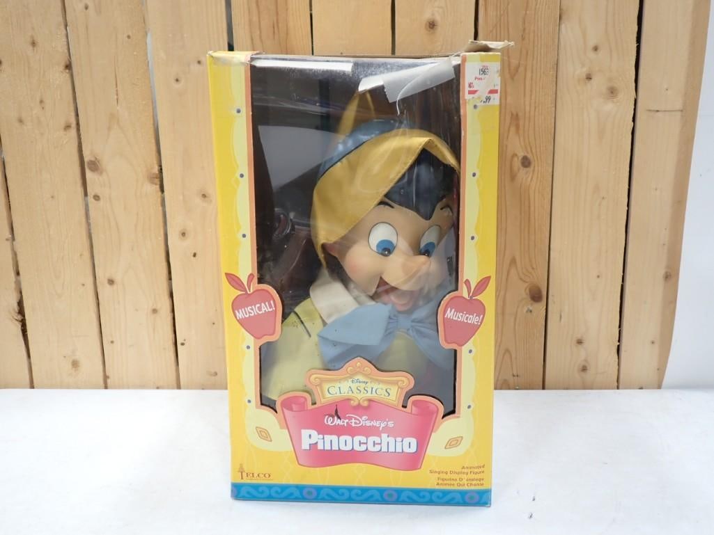 Vintage Walt Disney's Pinocchio Musical Doll in Original Box (1 of 8)