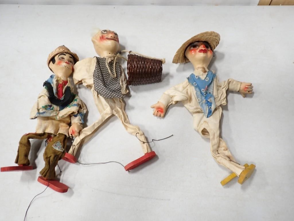 Lot of 3 Marionettes Puppets (1 of 7)