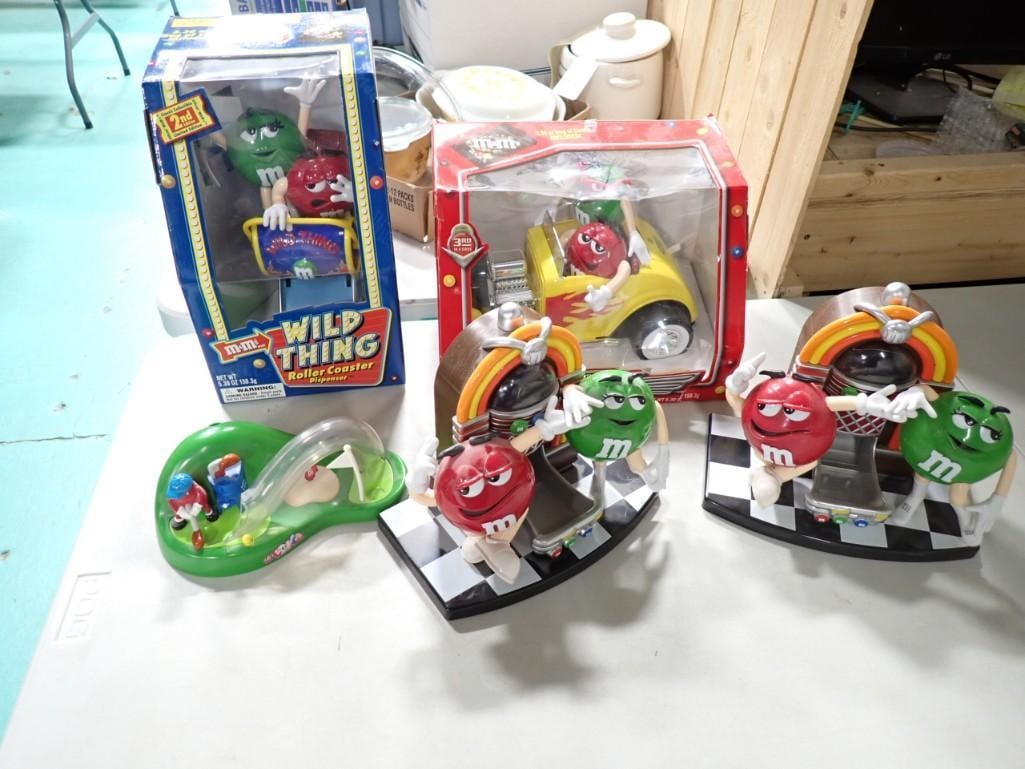M&Ms Toy Lot incl Wild Thing Roller coaster in Box, Rebel without a Clue Roadster with Box (1 of 8)
