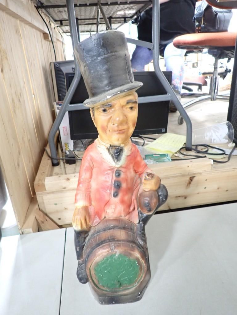 Vintage Chalkware Figure Man with Top Hat (1 of 6)