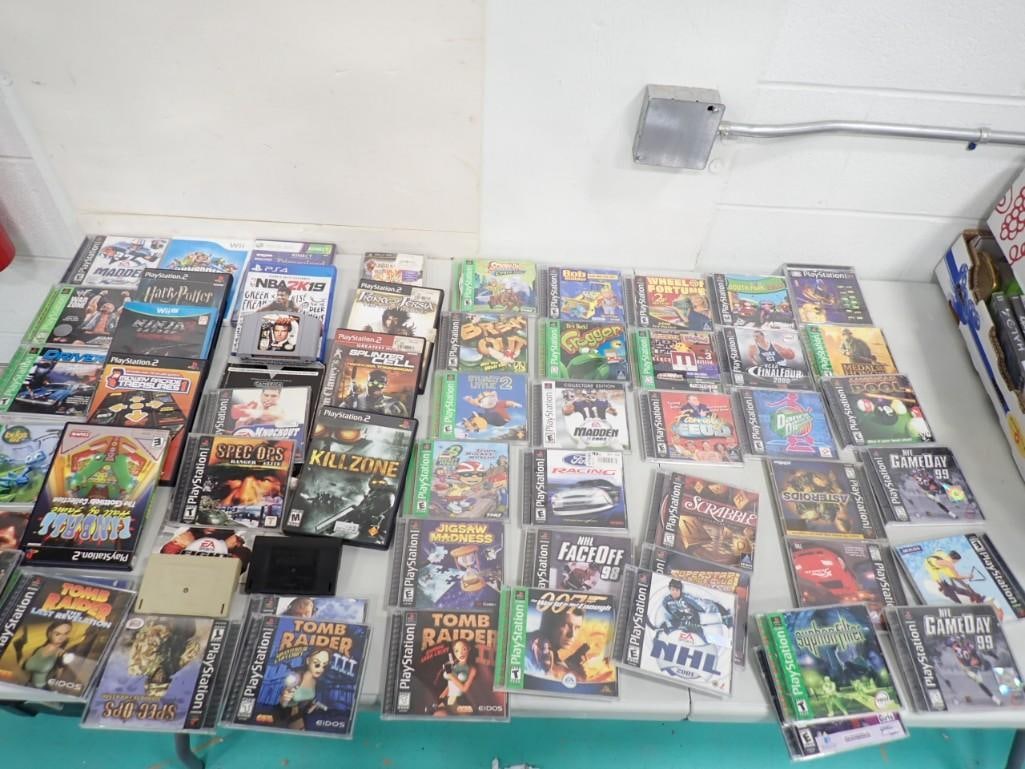 Huge Lot of Video Games Mostly Playstation & PS2 incl Tomb Raider, Jigsaw Madness, Kill Zone, (1 of 7)