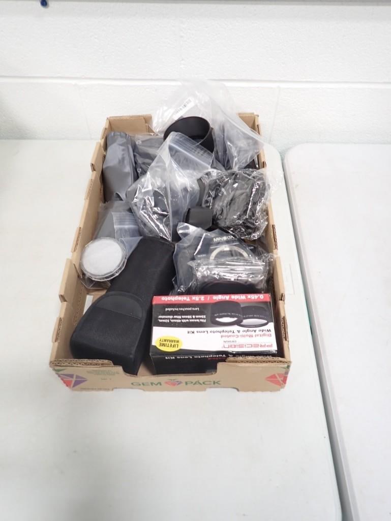Camera and Camera Accessory Lot - lenses, Minolta, Canon Digital, etc. (1 of 6)