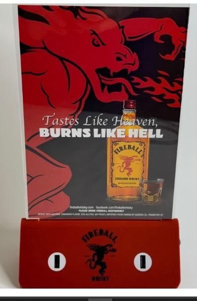 Fireball Cinnamon Whiskey Bar Display with USB charging Ports - Lot of 10 new in box (1 of 4)
