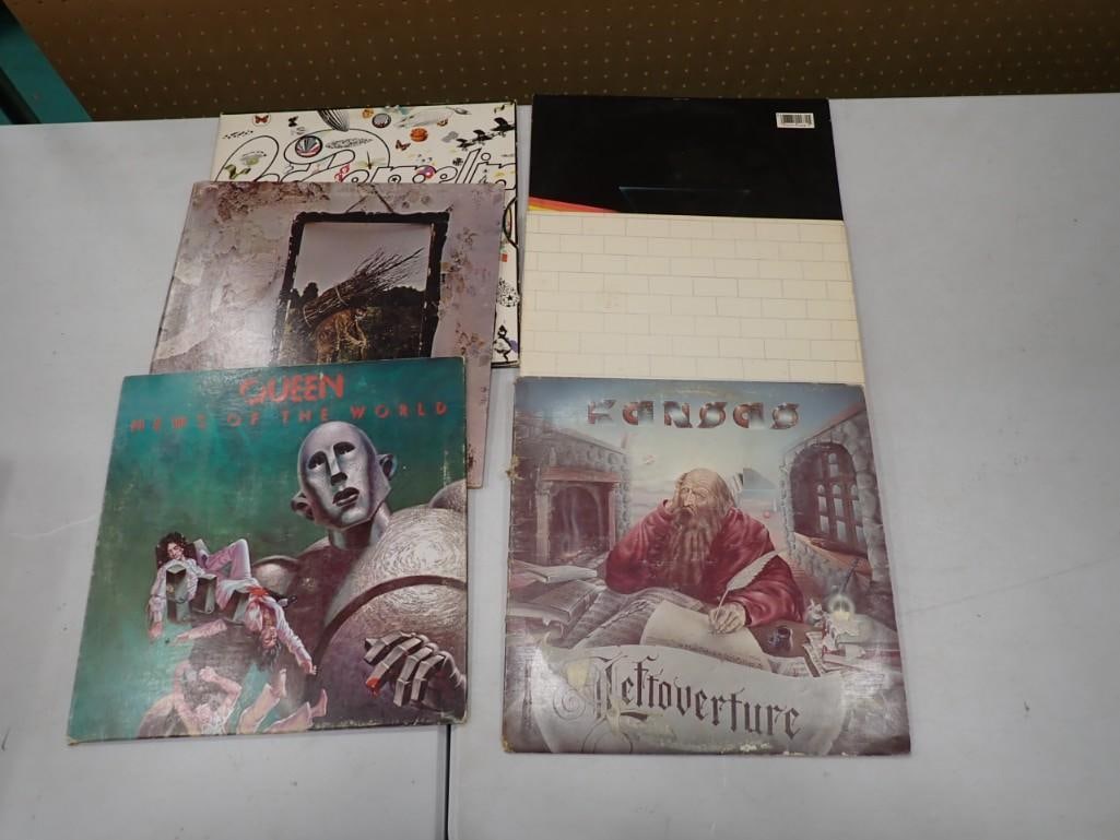 6 Vinyl Record Albums incl Led Zepplin III, Led Zepplin, Pink Floyd The Wall, Pink Floyd Dark (1 of 5)