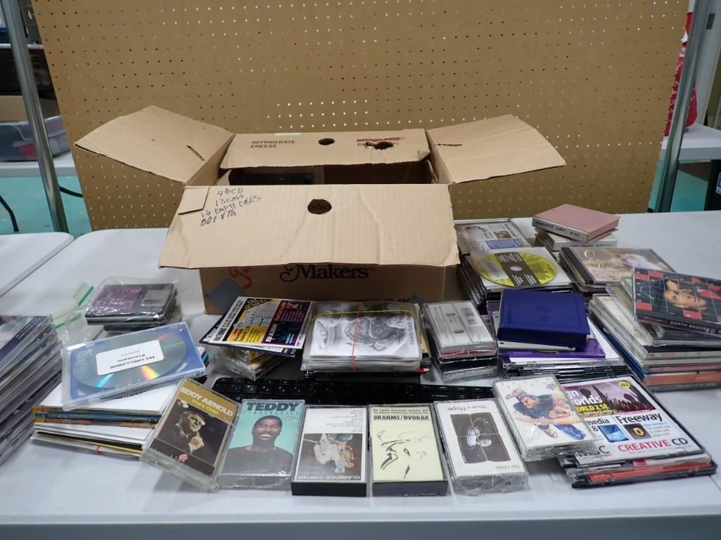 Media Lot incl CDs, Cassettes, Computer Stuff, etc (1 of 7)