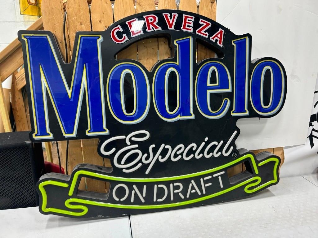 Large Modelo Beer Cerveza Bar Sign (1 of 3)