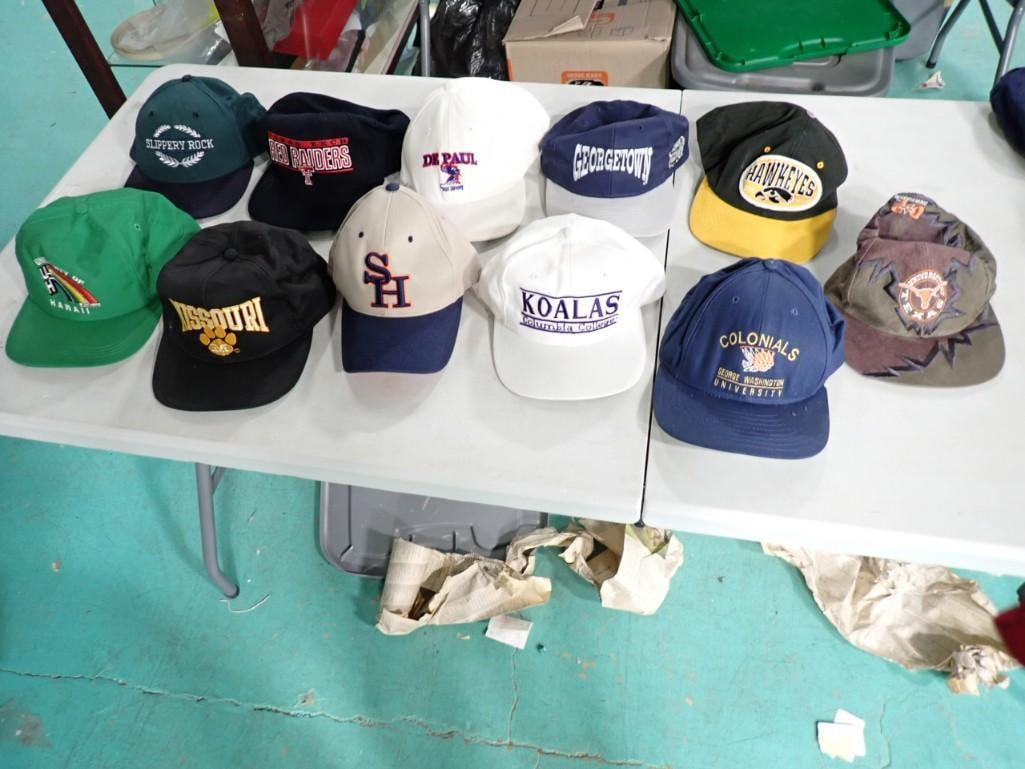 Baseball / Trucker Hats - Assorted Colleges including Columbia Koalas, Georgetown, U of Hawaii, Miss (1 of 7)