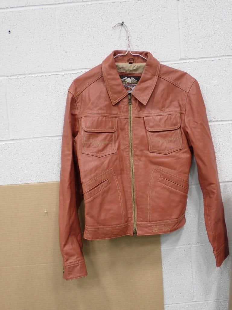 Women's Harley Davidson Leather Jacket Size Medium (1 of 7)