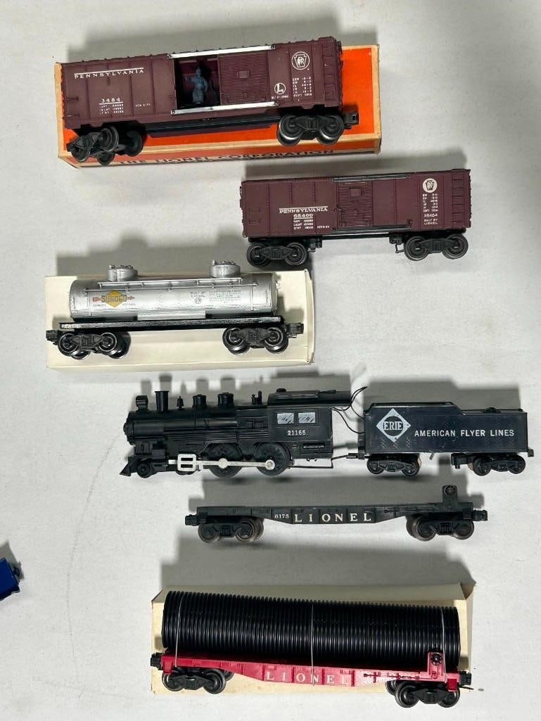 Lot of 6 O Scale Trains including Lionel: Lot of 6 O Scale Trains including Lionel