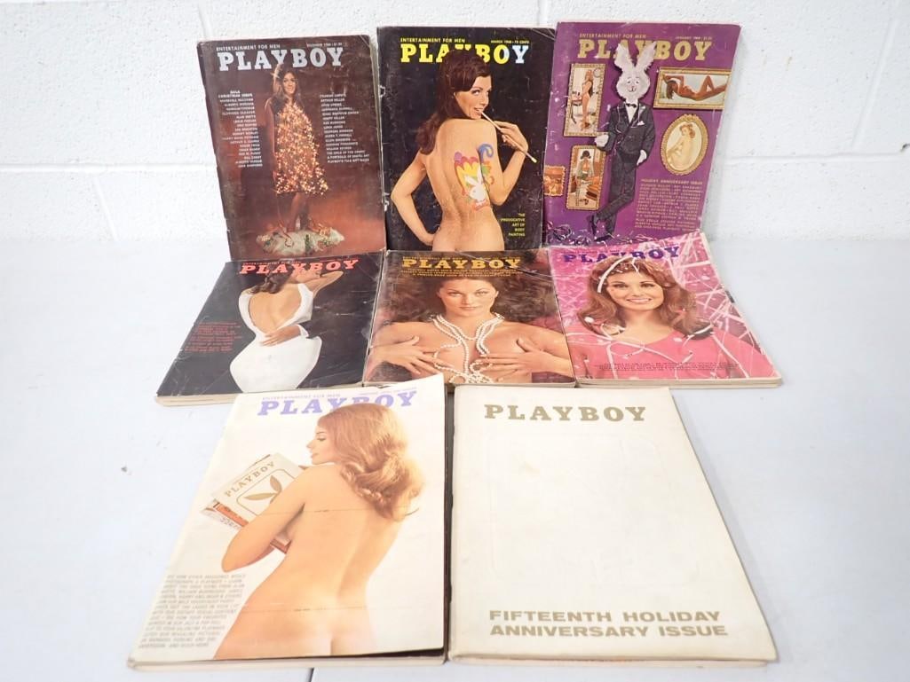 Lot of assorted 1960's Playboy Magazines (1 of 8)