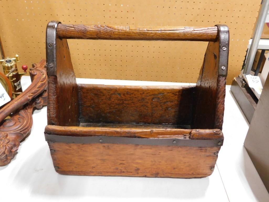 Primitive Antique Handmade Tool Box (1 of 6)