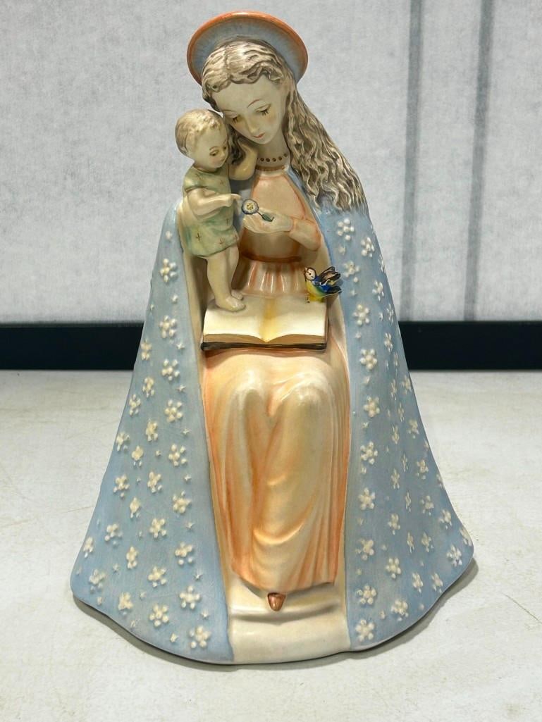 1950s Hummel Figurine of Virgin Mary Flower Madonna 1950s Germany (1 of 7)