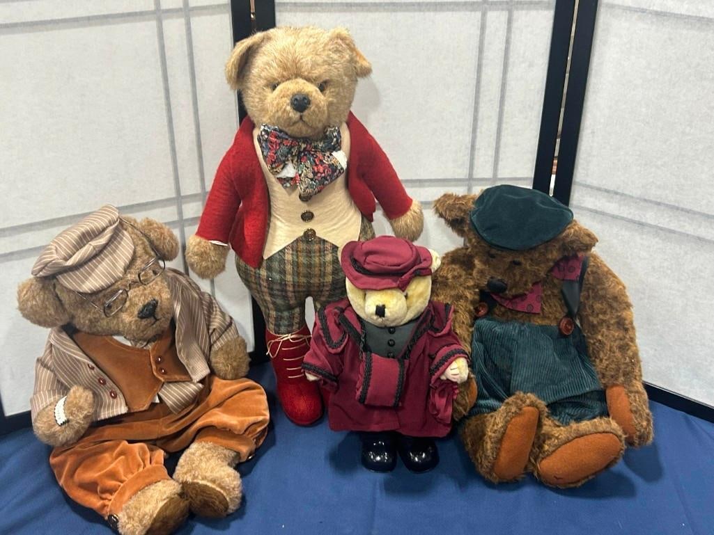 Lot of Large Teddy Bears incl Little Folks, Edelbearies, and more (1 of 7)