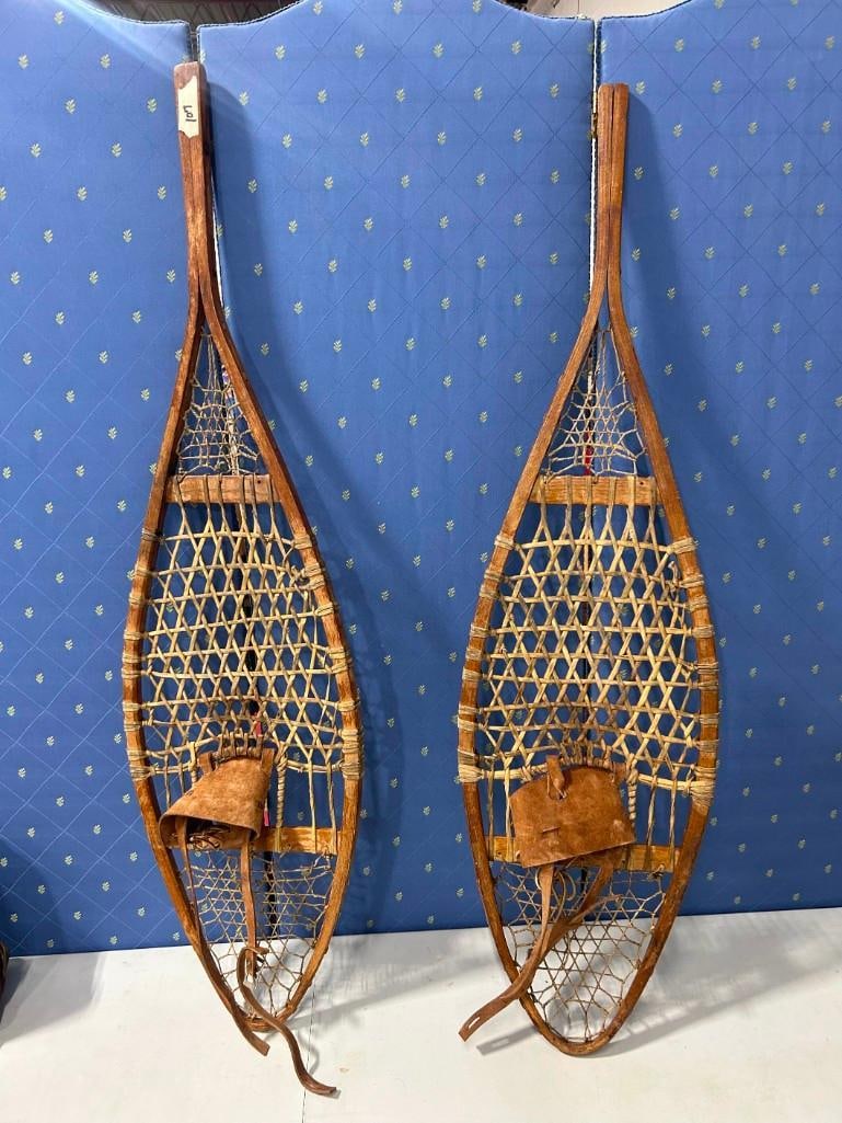 A Pair of Snowshoes 12" X 46" (1 of 6)