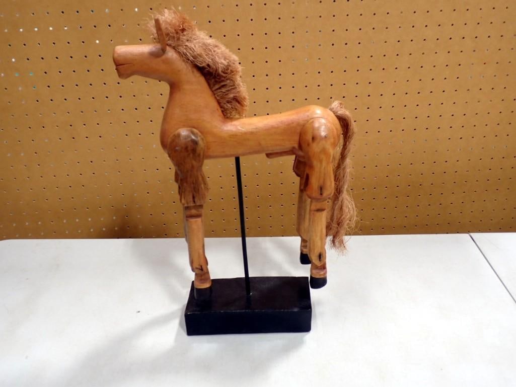 Primitive Style Articulated Carved Horse Model (1 of 7)