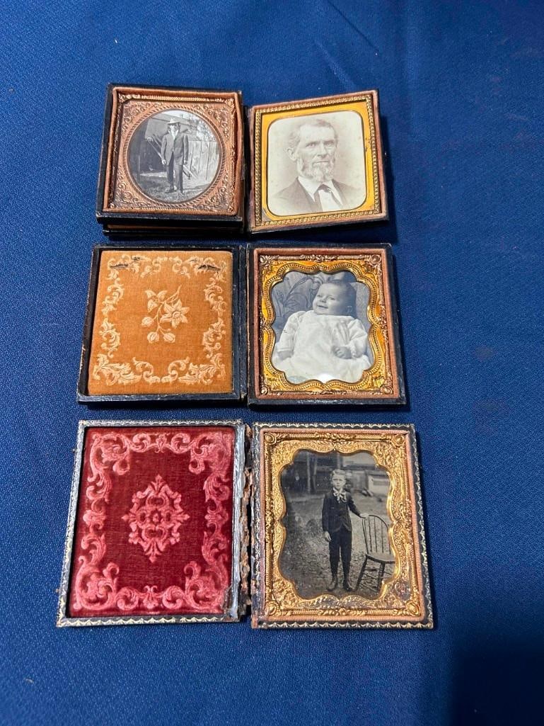 Antique Tin Type Daguerreotype Antique Photos Lot of 4 (1 of 4)