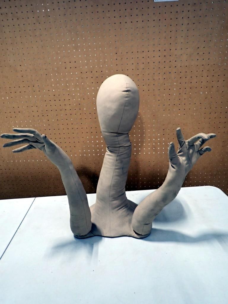 A Victorian Era Store Display for Gloves & Hats Articulated Arms Mannequin 24" x 24" (1 of 6)